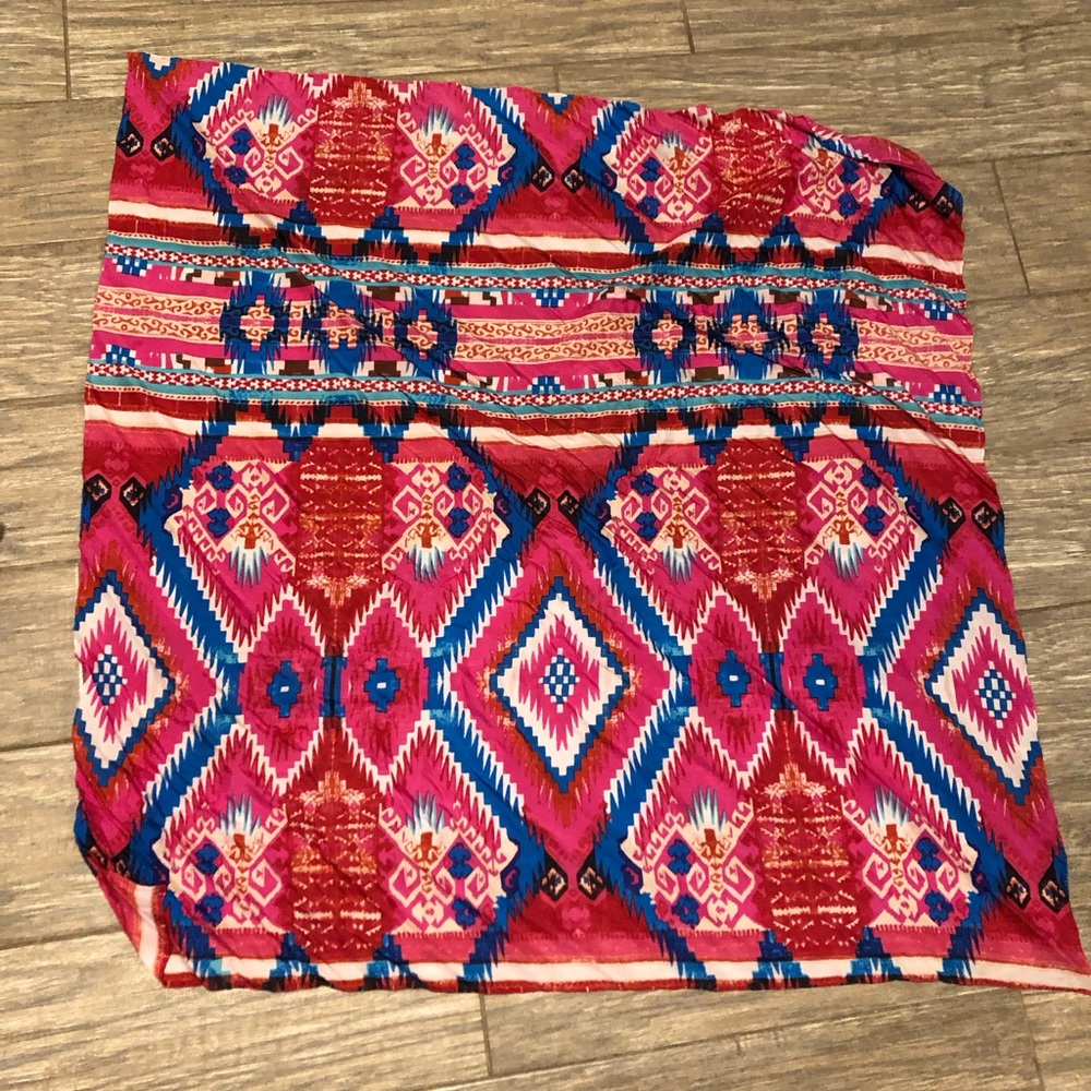 Pink Aztec western scarf
